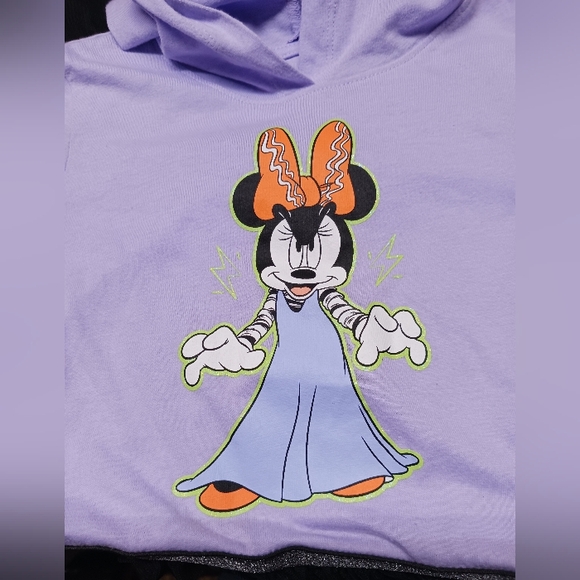 Disney Minnie Mouse Halloween Hooded Tutu Dress / Size M 7-8 - Picture 10 of 11